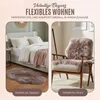 Echtes Lammfell 110cm Schaffell 100 % Naturfell – Produktbild-Vorschau 8