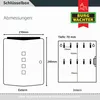 BURG-WÄCHTER Schlüsselbox Quad 6204/10 Ni mit 10 Haken und Produktbild-Vorschau 12