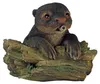 Ubbink Schwimmender Wasserspeier Otter auf seinem Baumstamm Produktbild-Vorschau 1