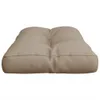 vidaXL Palettenkissen Taupe 80x40x12 cm Stoff Produktbild-Vorschau 6