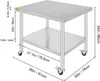 VEVOR Tavolo in acciaio inox 762 x 915 mm Tavolo da cucina Anteprima dell’immagine prodotto 8