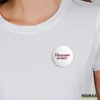 Huuraa Button Blutgruppe Arabica Schriftzug 25mm rund mit Produktbild-Vorschau 2