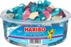 Haribo Blaue Runddose Fruchtgummi mit Schaumzucker Packung Produktbild-Vorschau 1