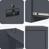 Aktenschrank Anthrazit 44 x 50 x 106,5 cm Kaltgewalzter Produktbild-Vorschau 9