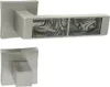 A product image showing two views of a door handle set. Produktbild-Vorschau