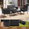 COSTWAY Polyrattan Gartenmöbel Set, Outdoor Gartengarnitur, Produktbild-Vorschau 7