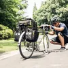 Torba Na Rower 3W1 - Sakwa Rowerowa Na Bagażnik 65L Plecak Podgląd zdjęcia produktu 9