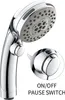 5 Strahlarten Handbrause Hochdruck Duschkopf Regendusche Produktbild-Vorschau 1