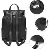 Lederrucksack Schwarz mit 3 Riemen – Eleganter City- & Produktbild-Vorschau 5