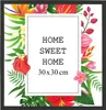 MG Design obrazový rám 30 x 30 cm - farba čierna, z dreva, Náhľad obrázku produktu 1