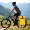Wiltec 3 in 1 borsa portapacchi giallo, borsa da bici zaino Anteprima dell’immagine prodotto 3