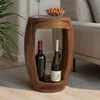 WOHNLING Beistelltisch Sheesham Massivholz rund 30cm · Produktbild-Vorschau 1