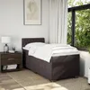 Schlichtes Boxspringbett mit Matratze - Dunkelbraun 100x200 Produktbild-Vorschau 6