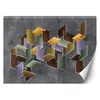 FOTOTAPETE Abstrakt Blumen 450x315 cm 3D VLIES Tapete Produktbild-Vorschau 1