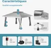 Gazebo pieghevole Wiltec con zanzariera 4 x 4 m grigio Anteprima dell’immagine prodotto 10