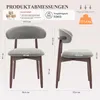 Lot de 6 chaises de salle à manger COLAMY, robustes et Voir les images du produit 6