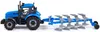 Traktor Kinder Spielzeug Progress mit Drehpflug blau Produktbild-Vorschau 4