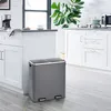 SVITA TM2X30 Treteimer 60 Liter Abfalleimer Mülleimer Produktbild-Vorschau 2