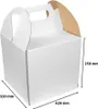 Kartonbox für Kuchen 42 x 32 x 25 cm, weiß, mit Griff Produktbild-Vorschau 1