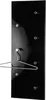 HAKU Wandgarderobe chrom, schwarz - MDF, Metall, B/H/T: Produktbild-Vorschau 1