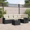 The Living Store 6-tlg. Garten-Sofagarnitur mit Kissen Produktbild-Vorschau 2