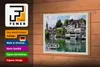 Holzschild Reise Zürich Schweiz Altstadt Fluss 18x12 cm Produktbild-Vorschau 3