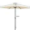 Kingsleeve Ombrellone 300 cm UV 80+ con Manovella Anteprima dell’immagine prodotto 7