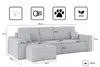 Kaiser Möbel Ecksofa mit schlaffunktion und bettkasten, Produktbild-Vorschau 4