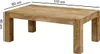 Stolik kawowy FineBuy z litego drewna akacjowego 110 cm · Podgląd zdjęcia produktu 2