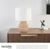 Stolní lampa Lignea Lux z juty v boho stylu, 60 W - Náhled obrázku produktu 4