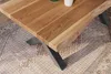 Esstisch 180 x 90 cm Akazie massiv natur Baumkantentisch Produktbild-Vorschau 5