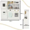 Cuisine pour enfants en bois avec réfrigérateur, liste de Voir les images du produit 4