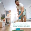 A father and son are cleaning a room. Produktbild-Vorschau