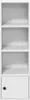 vidaXL Regał biały 31x24x102 cm Materiał drewnopochodny Podgląd zdjęcia produktu 5