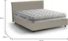 Doppelbett Bertilla, Containerbett mit Kunstlederbezug, Produktbild-Vorschau 3