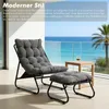 LVHOM Relaxsessel mit Hocker, Loungesessel für Wohnzimmer & Produktbild-Vorschau 6