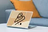 MuchoWow® Laptop Aufkleber Sticker Cover Abstrakt - Schwarz Produktbild-Vorschau 4