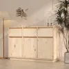vidaXL Credenza 110x34x75 cm in legno di pino massiccio Anteprima dell’immagine prodotto 1