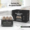 Olvy Eierkocher für 1-6 Eier mit Omelett- & Pochierfunktion Produktbild-Vorschau 5