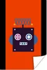 MuchoWow® Poster Roboter - Rot - Gesicht - Formen - Jungen Produktbild-Vorschau 1
