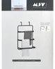 MSV porta appendiabiti da porta, porta asciugamani da porta Anteprima dell’immagine prodotto 9