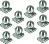 BURI 10x Edelstahl Pfostenkappe Kugel 90 x 90 mm Zaunkappe Produktbild-Vorschau 1