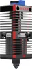 A 3D printer hotend with red accents and the word SPIDER printed on it. Náhled obrázku produktu