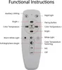 Plafonnier LED en forme de cœur avec télécommande (rose) Voir les images du produit 5