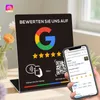 2xNFC & QR Displayständer mit deutschem Text – Social Media Produktbild-Vorschau 1