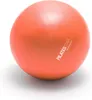A close-up studio shot of an orange Pilates ball against a white background. Produktbild-Vorschau