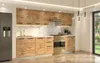 ULWEHOME | Küchenzeile 280 cm Eiche Wotan, Küchenmöbel-Set Produktbild-Vorschau 3