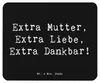 Mr. & Mrs. Panda Mouse Pad Spruch Bonusmutter Extra Liebe - Produktbild-Vorschau 1