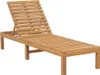 vidaXL Sonnenliege Massivholz Teak Produktbild-Vorschau 7