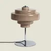 Tischlampe aus Metall und Glas Nova Braun ↑40 cm Produktbild-Vorschau 3
